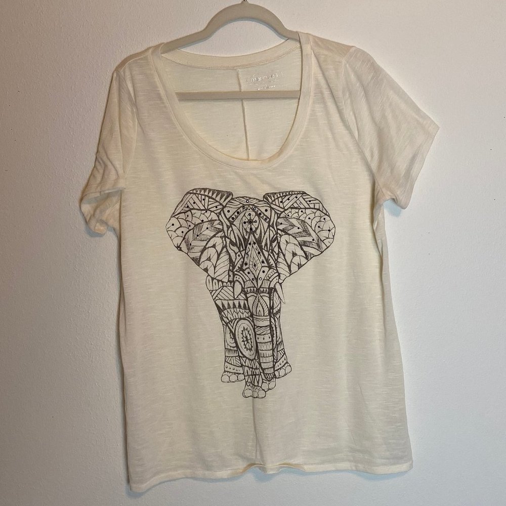 Plus Size Maurices Elephant Image Tee